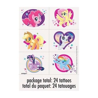 MY LITTLE PONY TATTOOS (SET OF 24)