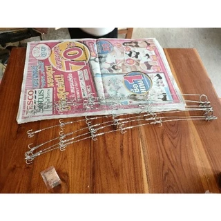 เบ็ดดักตุ่นมาตรฐาน 5 ข้อ 20 ตะขอ ยาว 55 ซม. 3 เส้น 135 บาท
