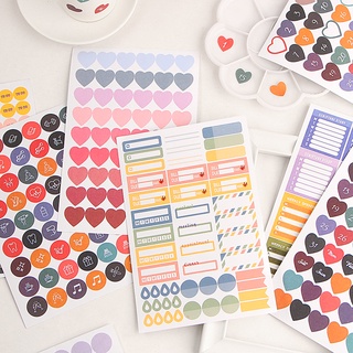 สติ๊กเกอร์สําหรับตกแต่งสมุดไดอารี่ Diy 1 ชิ้น