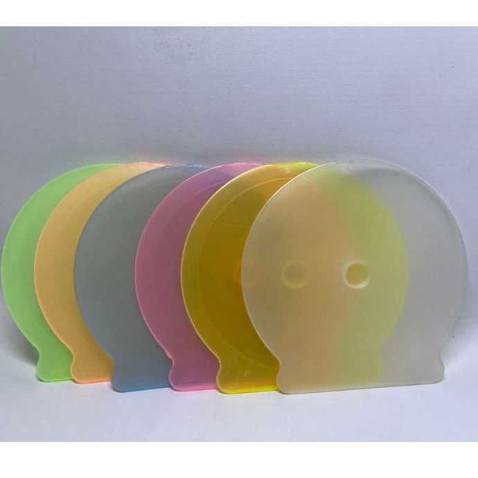 Cd Case Cd Cd Clam Tampat Compact disk สีพาสเทลหนา