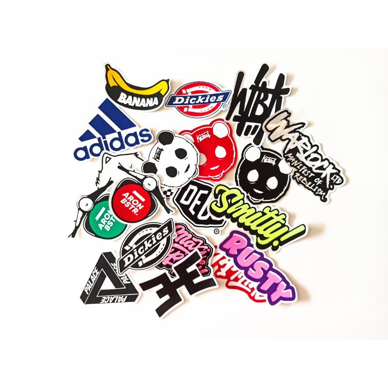 แพ็คเกจสติกเกอร์ยี่ห้อ Distro บรรจุ 25 ชิ้น ไวนิลสติกเกอร์ hypebeast สําหรับรถจักรยานยนต์ หมวกกันน็อค กระเป๋าเดินทาง