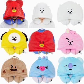 หมอนรองคอลายการ์ตูน BTS BT2