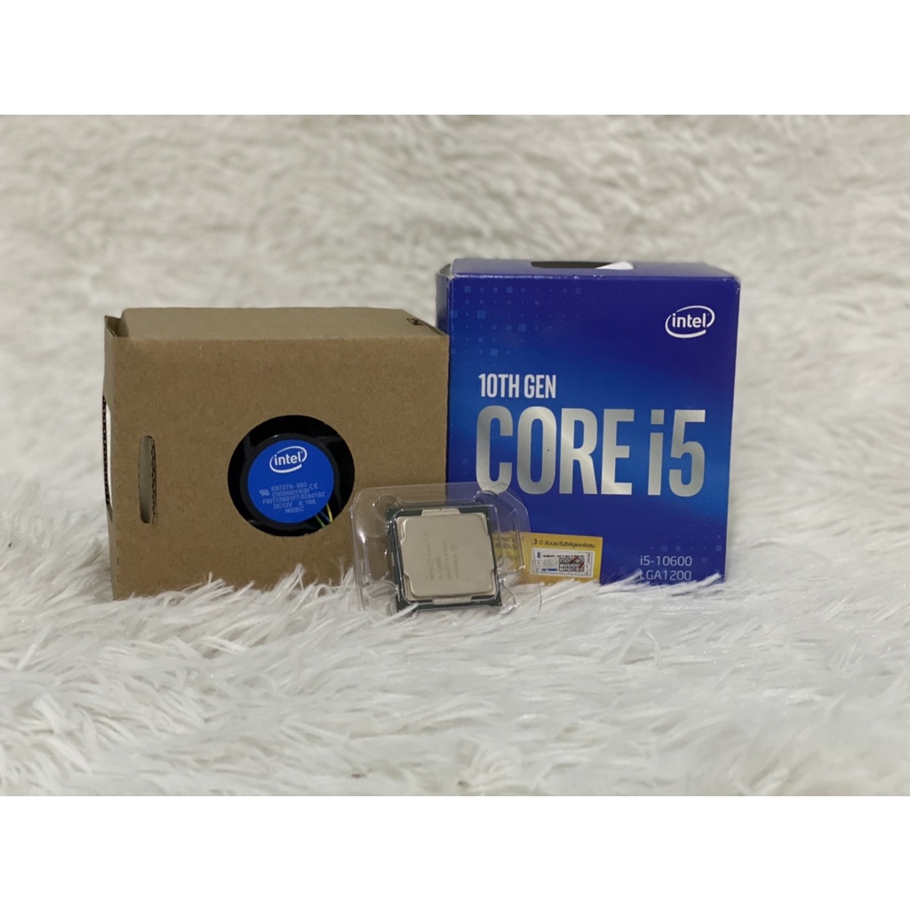 CPU INTEL CORE I5-10600 3.3 GHz (การ์ดจอในตัว UHD Graphics630)