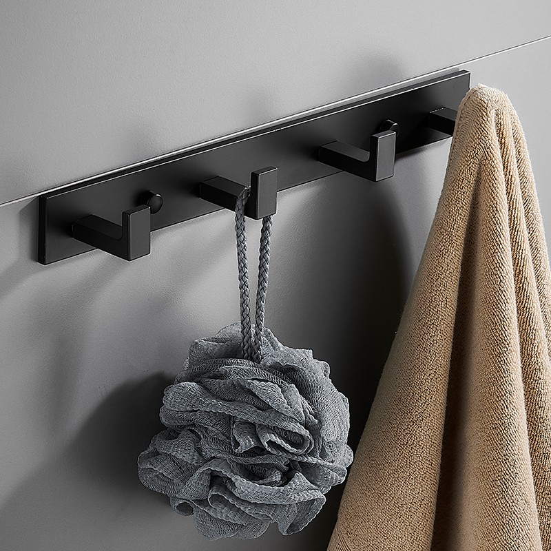 JBY Multifunctional Stainless Steel Hook Storage Rack Kitchen Bathroom