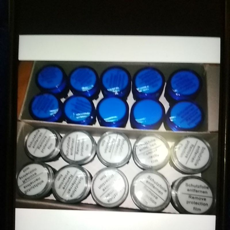 PILOT LAMP 220V 220V สีฟ้า สีขาว AD 22-22DS