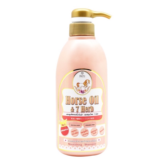 Remi Horse Oil &amp; 7 Herbs  shampoo 🥰