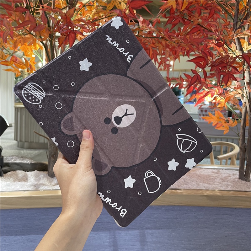 เคสไอแพดตัวYพร้อมช่องใส่ปาก gen9 gen8 gen7 10.2 case pro 11 air3 10.5 Air4 Air5 10.9 gen6/5 9.7 Air2 เคสลายรูปการ์ตูน - รูปที่ 7