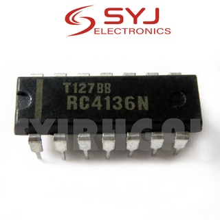 มีสินค้า วงจรรวม DIP-14 RC4136N RC4136 XR4136 1 ชิ้น