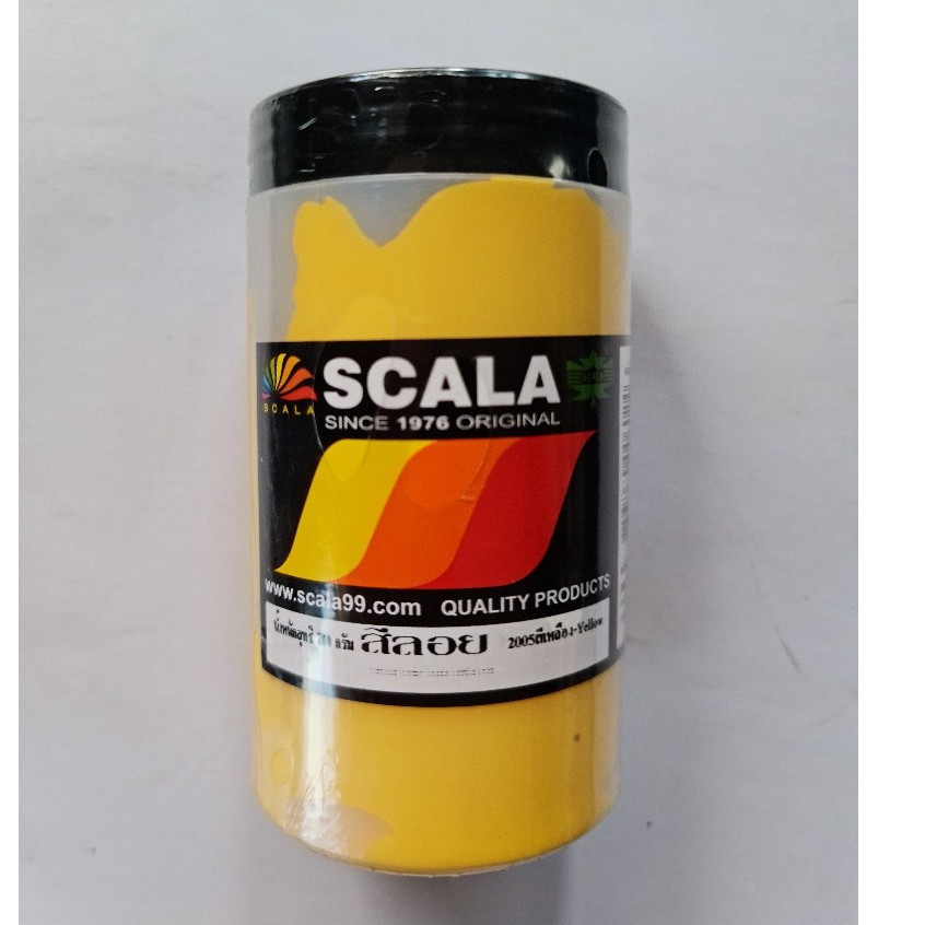 Scala สีสกรีนเสื้อ สีลอย ขนาด 0.2kg ( Cloth Painting , Screening 's Colour ) (1 ขวด)