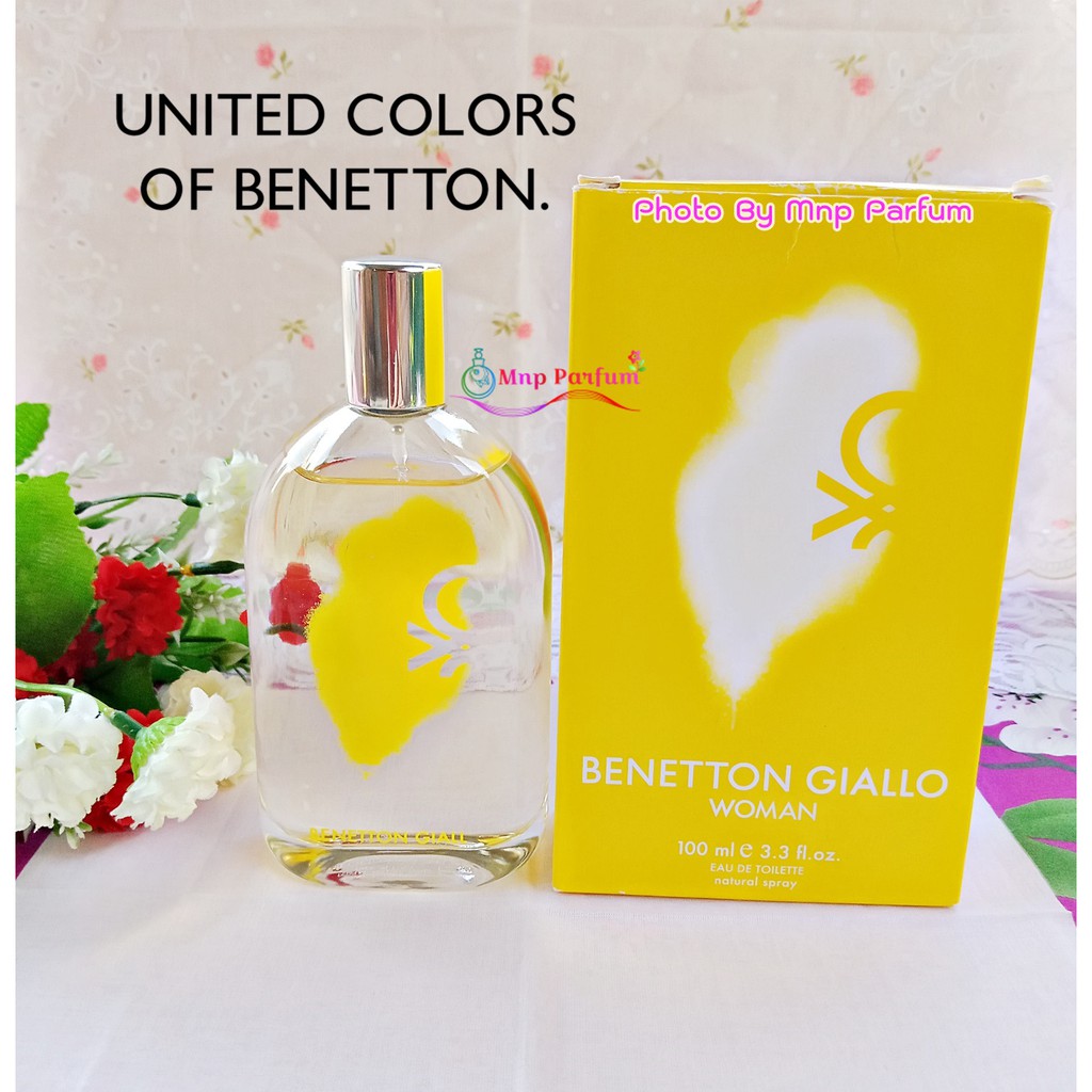 Benetton Giallo For Woman Edt 100 ml. ( กล่องขาย ไม่ซีล )  ....