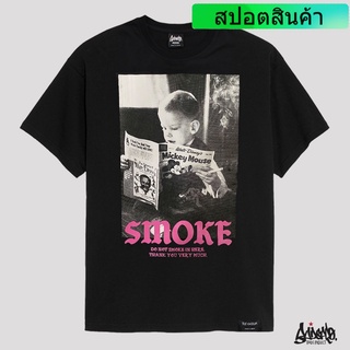 เสื้อยืด Oversize รุ่น moke สีดำ ( ลิขสิทธิ์แท้ ) เสื้อตัวใหญ่ ชาย แขนสั้น    O