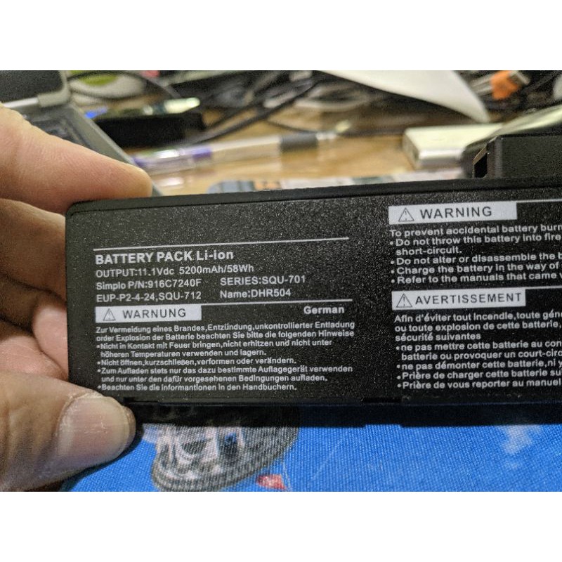 battery notebook Benq SQU-701