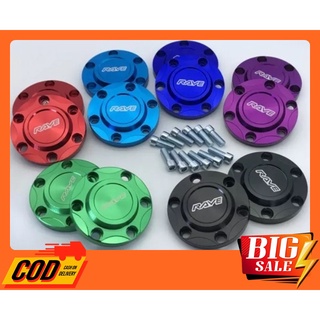 ⚡️ฝาครอบดุมล้อ D-max Hi-lander ตัวสูงล้อหน้า ปี 2001-2019 ชุด 2 ฝา พร้อมน๊อต 12 ตัว วัสดุอลูมิเนียม