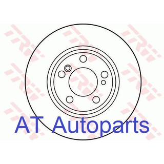 จานเบรค จาน หลัง Benz W210 E200 &lt;BP&gt; 2000-2003 DF2757 ราคาต่อใบ