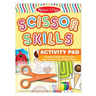 Melissa &amp; Doug รุ่น 2304 Scissors Skills Activity Book ชุดกรรไกรฝึกตัด เสริมทักษะการบังคับมือ การมีสมาธิ และการมีความคิด