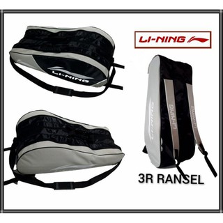 กระเป๋าเป้สะพายหลัง ใส่ไม้แบดมินตัน LINING LOGO 3R