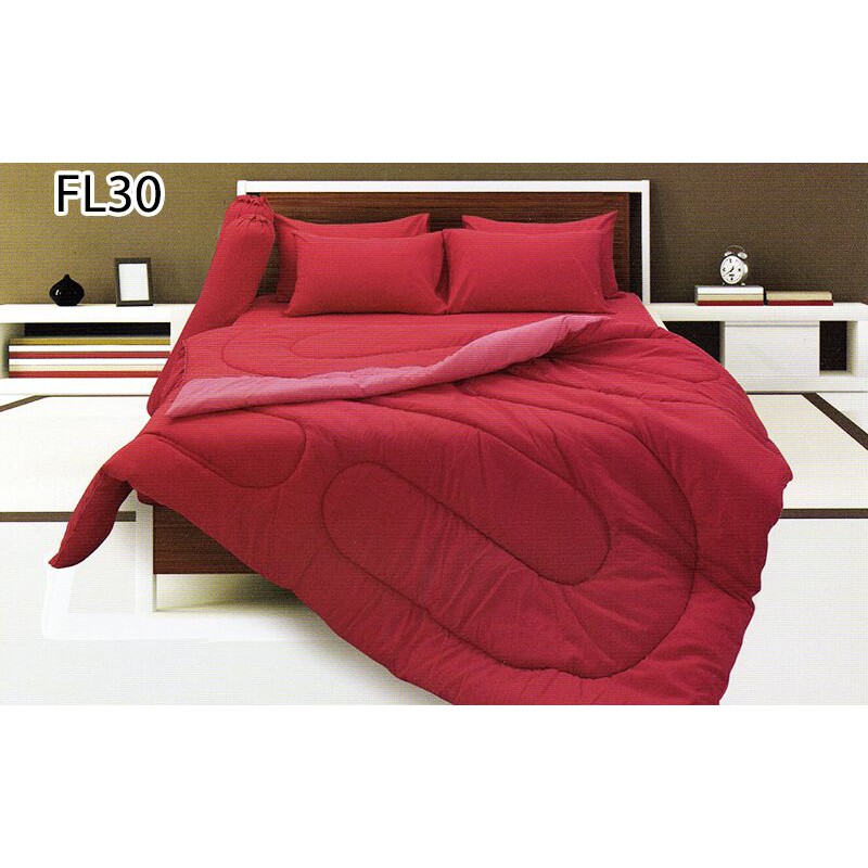 Fair Lady ผ้าปูที่นอน ขนาด 3.5/5/6 ฟุต (ไม่รวมนวม) Fair Lady พิมพ์ลาย FL30