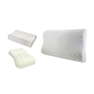 โปรโมชั่น : โปรราคาประหยัด  CT   หมอนยางพาราแท้100% ปลอกผ้าขาว 1 ชั้น มีซิป