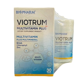 Viotrum Multivitamin Plus Biopharm  ไวโอทรัม มัลติวิตามิน พลัส ไบโอฟาร์ม 30 เม็ด [แถมเพิ่ม7เม็ด]