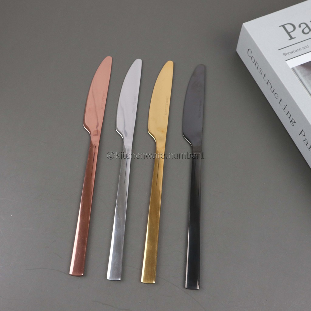 KT1_พร้อมส่ง_ มีดสเต็กสแตนเลส งานพรีเมี่ยม