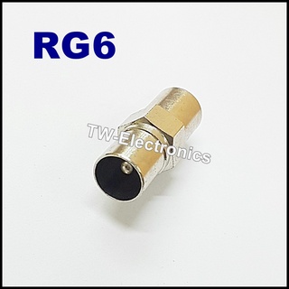 หัวสายภาพทีวีRG6แบบขัน