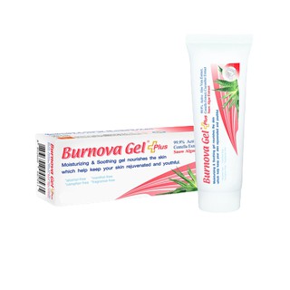 Burnova Gel Plus 25g./70g 3 สี เจลว่านหางจระเข้ ลดรอยสิว ผิวไหม้ เบอโนว่าเจล  ลดรอยสิว ผิวไหม้