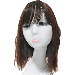 Direct from Japan Luce brillare Partial Wig, Wig, Womens, Womens, Semi-Long, Domestic Manufacturer, Hairpiece, Straight Part, Set of 3, Insulated Beautiful Semi-Long (Dark Brown)