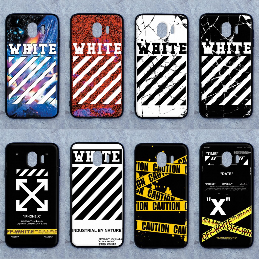 เคส Samsung  J4  ลาย WHITE  ขอบนิ่มหลังแข็ง เคสมือถือ เคสโทรศัพท์ Case