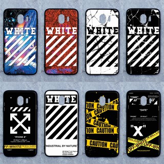 เคส Samsung  J4  ลาย WHITE  ขอบนิ่มหลังแข็ง เคสมือถือ เคสโทรศัพท์ Case