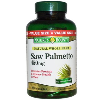Natures Bounty, Saw Palmetto, 450 mg, 250 Capsules