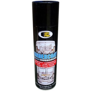 Car care solution BOSNY UNDERCOAT RUBBERIZED SPRAY 600CC Car accessories Hardware hand tools น้ำยาดูแลรถยนต์ สเปรย์พ่นกั