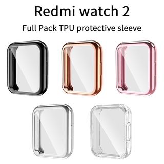 สําหรับ Redmi Watch2 กระจกนิรภัย TPU ป้องกันหน้าจอ สําหรับ Xiaomi Redmi Watch 2 เคสกันกระแทก