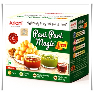 ชุด ปานิปูริ สำเร็จรูป ยี่ห้อ Jalani (220 กรัม) --  Jalani – Pani Puri Magic Treat (220 grams) (Puri 50 Pieces) - Green