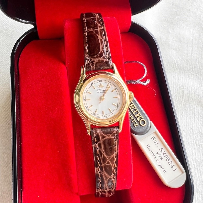 นาฬิกาข้อมือผู้หญิง Seiko lady Vintage 💓 ของแท้100% พร้อมกล่องแท้ นาฬิกามือสอง นาฬิกาผู้หญิง