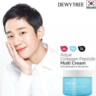 DEWYTREE Aqua Collagen Peptide Multi Cream ผลิตภัณฑ์บำรุงผิวหน้าเพิ่มความชุ่มชื่นปรับผิวกระจ่างใสย้อนวัยผิวจากเกาหลี