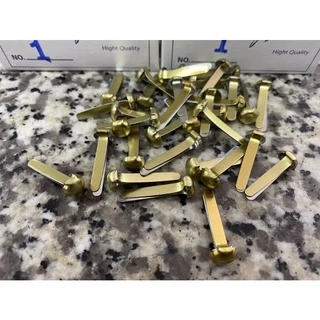 เป๊กทองเหลือง หมุดสำนวน Paper Fastener ขนาด 1/1.5/2 นิ้ว เป๊กติดกระดาษ ตราดอกไม้/ตราSnail หมุดลิ้นแฟ้มโลหะ US.Station