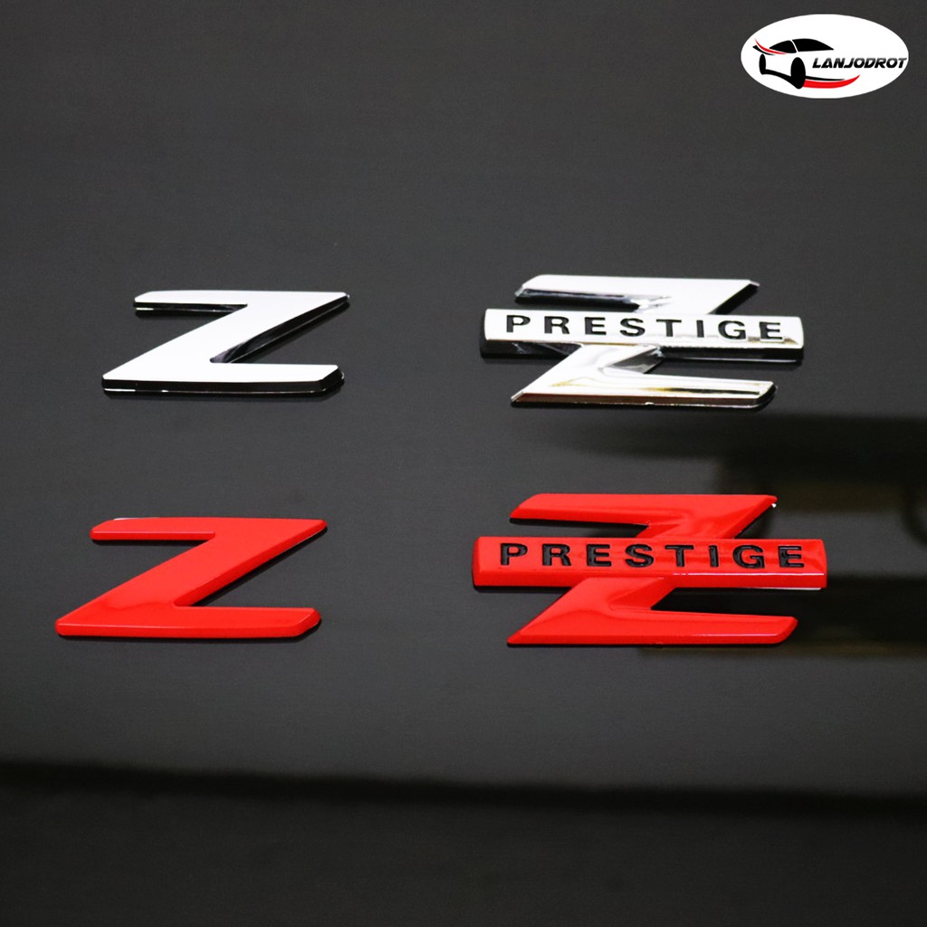 ป้ายโลโก้ Z Z Prestige ตัวนูน 3D สำหรับ อีซูซุ ดีแม็ก All new ISUZU D-MAX 2012 - 2019