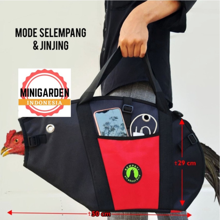Tas KISO ayam JAGO กระเป๋าไก่ kisa aduan bangkok adu 2in1 กระเป๋าสะพายสัตว์เลี้ยง