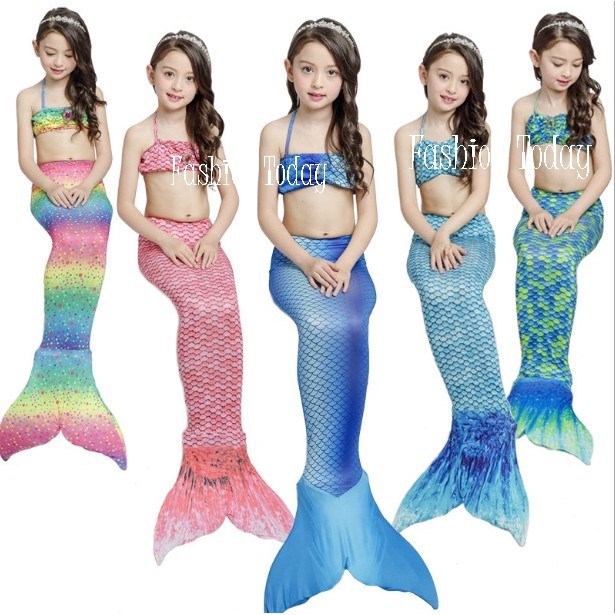*พร้อมส่ง*ชุดว่ายน้ำนางเงือกพร้อมส่ง 1-10 ขวบ ชุดนางเงือก ชุดว่ายน้ำเด็ก