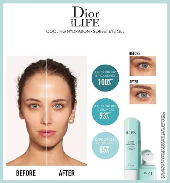 Dior Hydra Life Cooling Hydration Sorbet Eye Gel 15 ml | Shopee Thailand