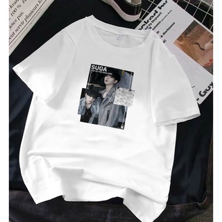 เสื้อยืด พิมพ์ลาย BTS Suga Map Off the Soul On:eS-5XL