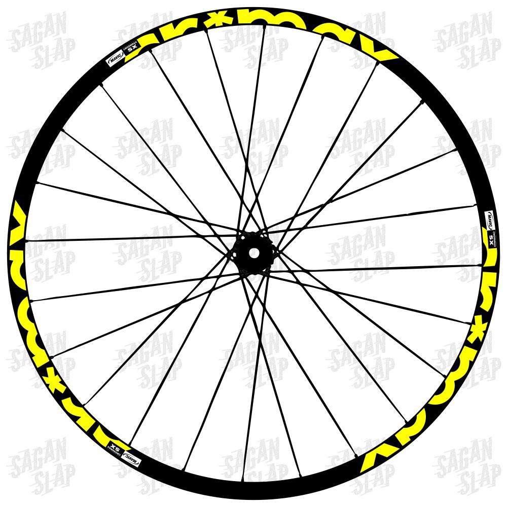 MAVIC CROSSMAX SX สติกเกอร์กว้าง 2 ซม.Decal ขอบ mtb downhill roadbike 26 27.5 29 700c