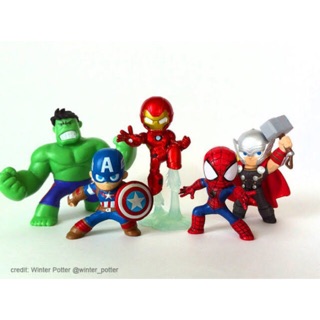 Gashapon Super Heros from Japan(Ironman/Thor/Hulk/Spiderman/Captain america)