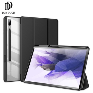 Dux Ducis สําหรับ Samsung Galaxy Tab S6 Lite / Tab S7 FE / Tab S7 S8 Plus Ultra เคส ป้องกันเต็มรูปแบบ ใส เคสด้านหลัง