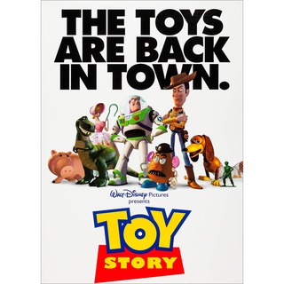 โปสเตอร์หนัง Toy Story ทอย สตอรี่ Movie Poster ภาพติดผนัง ตกแต่งห้อง ตกแต่งบ้าน รูปติดห้อง Woody Buzz Lightyear