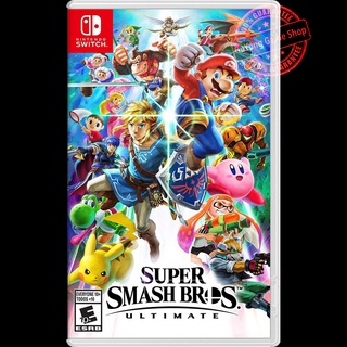 Super smash bros ultimate  ( มือ1 ) ( Zone US ) ( Zone US/Asia ) แผ่นเกมส์ Nintendo switch