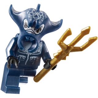 (มือ 2) LEGO Atlantis Minifigure : Atlantis Manta Warrior (ปี 2010 /set 8073)