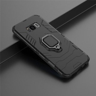 เคส Samsung Galaxy S8 Plus ฮาร์ดเคสกันกระแทกเคสโทรศัพท์ Hybrid Armor Shockproof Ring Case Samsung S8 + S8Plus Cover