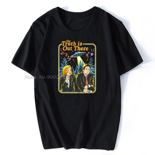 [100% Cotton] เสื้อยืด ผ้าฝ้าย พิมพ์ลายการ์ตูน The X Files Truth Is Out This Book สไตล์ฮาราจูกุ สตรีท สําหรับผู้ชาย