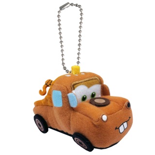 แท้ 100% จากญี่ปุ่น พวงกุญแจ ดิสนีย์ คาร์ Disney Cars 2 Meter Butterbur Plush Doll Ball Chain